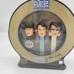 PEZ Collectibles Elvis Presley 3 Dispensers CD Collector Edition Collectible